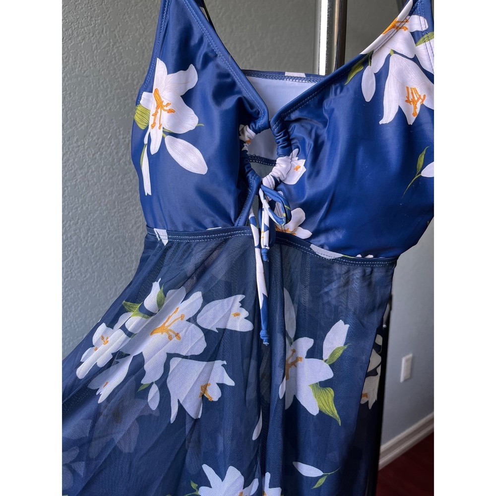 Flower swim top